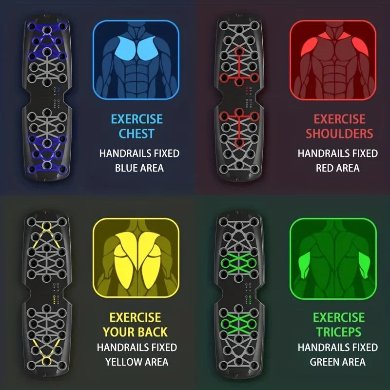 Tabla de flexiones multifuncional: esculpe tu cuerpo en casa como un profesional